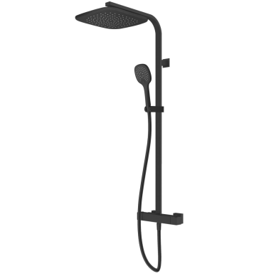 Teorema Tetra virštinkinė termostatinė dušo sistema, 25 cm kvadratinė dušo galva 3 Teorema Tetra virštinkinė termostatinė dušo sistema, 25 cm kvadratinė dušo galva 3