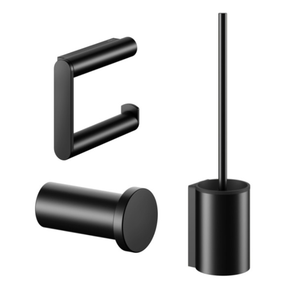 KEUCO 3in1 WC aksesuarų rinkinys (šepetys, kabliukas,WC popieriaus laikiklis) 6