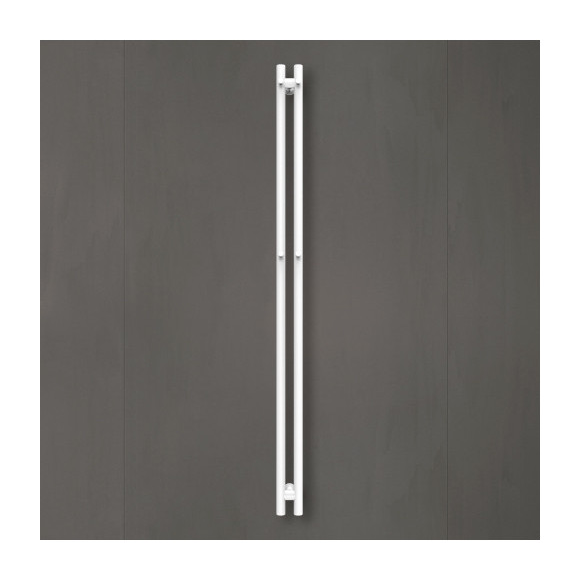 Wellmer Verona nerūdijančio plieno rankšluosčių džiovintuvas, 120 cm, 2 strypai 3