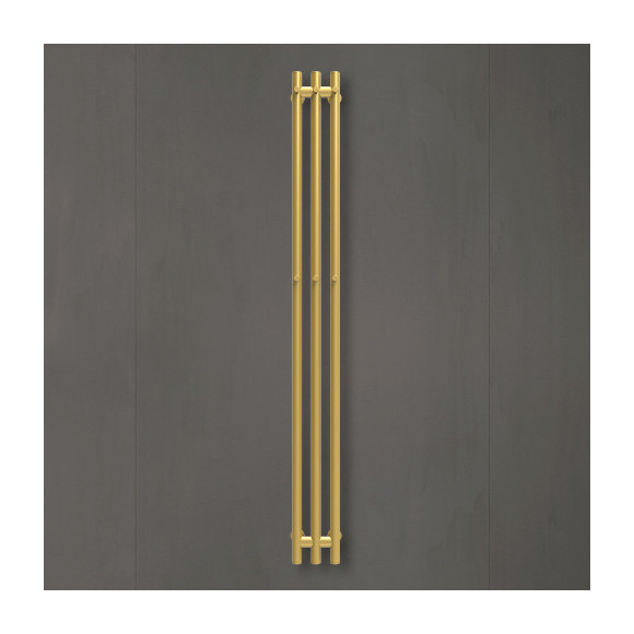 Wellmer Verona nerūdijančio plieno rankšluosčių džiovintuvas, 120 cm, 3 strypai 4 Wellmer Verona nerūdijančio plieno rankšluosčių džiovintuvas, 120 cm, 3 strypai 4