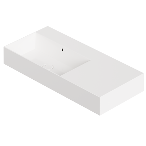 Pastatomas ant stalviršio praustuvas Alice Ceramica Lavabo Spy 101x46 cm 4 Pastatomas ant stalviršio praustuvas Alice Ceramica Lavabo Spy 101x46 cm 4