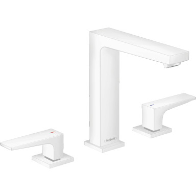 3 dalių praustuvo maišytuvas Hansgrohe Metropol, Matt White 3 dalių praustuvo maišytuvas Hansgrohe Metropol, Matt White