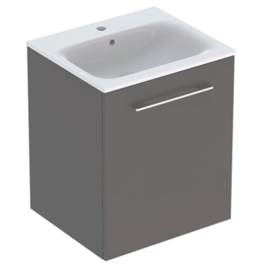 Geberit Selnova Square plonos konstrukcijos baldinis praustuvas, su apatine spintele, vienos durys, 55cm, pasirenkama spalva 6 Geberit Selnova Square plonos konstrukcijos baldinis praustuvas, su apatine spintele, vienos durys, 55cm, pasirenkama spalva 6