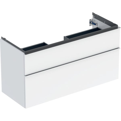 Geberit iCon spintelė praustuvui, su dviem stalčiais, 120cm, pasirenkama spalva 11