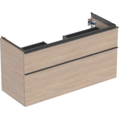 Geberit iCon spintelė praustuvui, su dviem stalčiais, 120cm, pasirenkama spalva 9 Geberit iCon spintelė praustuvui, su dviem stalčiais, 120cm, pasirenkama spalva 9