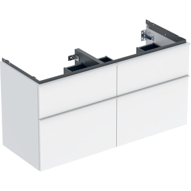 Geberit iCon spintelė dvigubam praustuvui, su keturiais stalčiais 120cm 5 Geberit iCon spintelė dvigubam praustuvui, su keturiais stalčiais 120cm 5