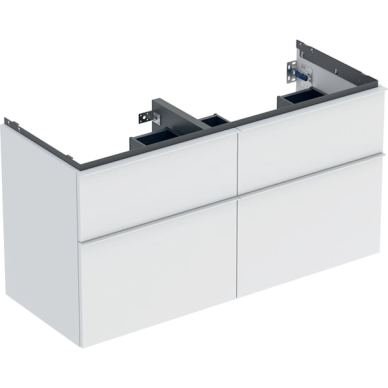 Geberit iCon spintelė dvigubam praustuvui, su keturiais stalčiais 120cm 6 Geberit iCon spintelė dvigubam praustuvui, su keturiais stalčiais 120cm 6