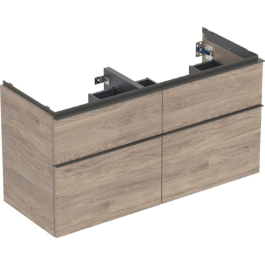 Geberit iCon spintelė dvigubam praustuvui, su keturiais stalčiais 120cm 10 Geberit iCon spintelė dvigubam praustuvui, su keturiais stalčiais 120cm 10
