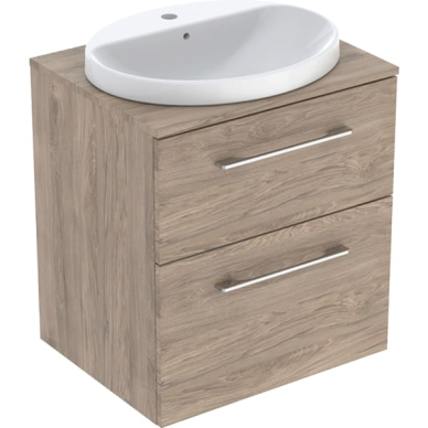 Geberit Selnova Square įleidžiamo praustuvo rinkinys su apatine spintele stalviršiu, dviejų stalčių, 59cm, spalvų pasirinkimas 9 Geberit Selnova Square įleidžiamo praustuvo rinkinys su apatine spintele stalviršiu, dviejų stalčių, 59cm, spalvų pasirinkimas 9