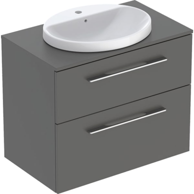Geberit Selnova Square įleidžiamo praustuvo rinkinys su apatine spintele stalviršiu, dviejų stalčių, 79cm, spalvų pasirinkimas 6 Geberit Selnova Square įleidžiamo praustuvo rinkinys su apatine spintele stalviršiu, dviejų stalčių, 79cm, spalvų pasirinkimas 6