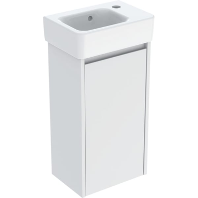 Geberit Selnova Square praustuvo mažoms patalpoms rinkinys su spintele, vienerių durų, 36cm, pasirenkama spalva 6 Geberit Selnova Square praustuvo mažoms patalpoms rinkinys su spintele, vienerių durų, 36cm, pasirenkama spalva 6
