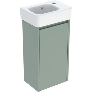 Geberit Selnova Square praustuvo mažoms patalpoms rinkinys su spintele, vienerių durų, 36cm, pasirenkama spalva 9 Geberit Selnova Square praustuvo mažoms patalpoms rinkinys su spintele, vienerių durų, 36cm, pasirenkama spalva 9
