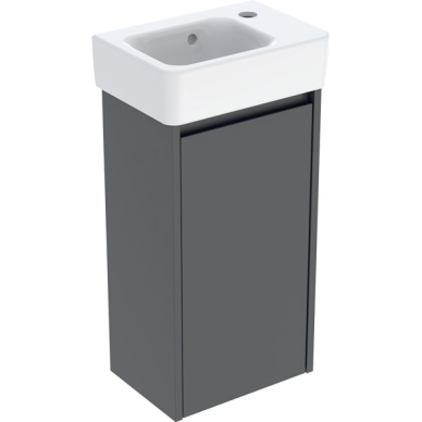 Geberit Selnova Square praustuvo mažoms patalpoms rinkinys su spintele, vienerių durų, 36cm, pasirenkama spalva 7 Geberit Selnova Square praustuvo mažoms patalpoms rinkinys su spintele, vienerių durų, 36cm, pasirenkama spalva 7