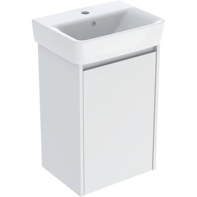 Geberit Selnova Square praustuvo mažoms patalpoms rinkinys su spintele, vienerių durų, 45cm, pasirenkama spalva 6 Geberit Selnova Square praustuvo mažoms patalpoms rinkinys su spintele, vienerių durų, 45cm, pasirenkama spalva 6