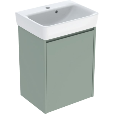 Geberit Selnova Square praustuvo mažoms patalpoms rinkinys su spintele, vienerių durų, 50cm, pasirenkama spalva 9 Geberit Selnova Square praustuvo mažoms patalpoms rinkinys su spintele, vienerių durų, 50cm, pasirenkama spalva 9