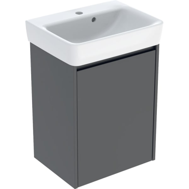 Geberit Selnova Square praustuvo mažoms patalpoms rinkinys su spintele, vienerių durų, 50cm, pasirenkama spalva 7 Geberit Selnova Square praustuvo mažoms patalpoms rinkinys su spintele, vienerių durų, 50cm, pasirenkama spalva 7