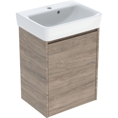 Geberit Selnova Square praustuvo mažoms patalpoms rinkinys su spintele, vienerių durų, 50cm, pasirenkama spalva 11