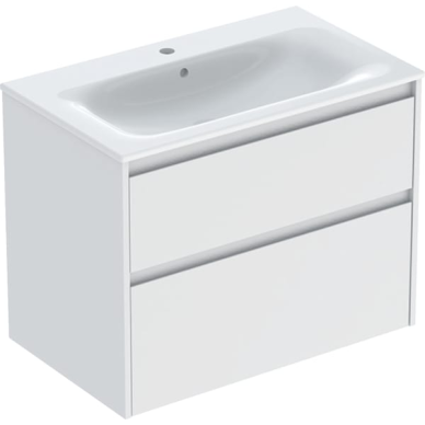 Geberit Selnova Square plonos konstrukcijos baldinio praustuvo rinkinys su apatine spintele, dviejų stalčių, 80cm, pasirenkama spalva 7 Geberit Selnova Square plonos konstrukcijos baldinio praustuvo rinkinys su apatine spintele, dviejų stalčių, 80cm, pasirenkama spalva 7