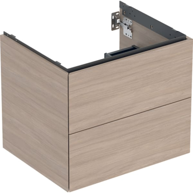 Geberit ONE spintelė praustuvui, su dviem stalčiais, 60cm plotis, spalvų pasirinkimas 9