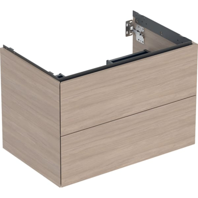 Geberit ONE spintelė praustuvui, su dviem stalčiais, 75cm plotis, spalvų pasirinkimas 9 Geberit ONE spintelė praustuvui, su dviem stalčiais, 75cm plotis, spalvų pasirinkimas 9