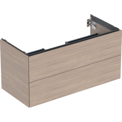 Geberit ONE spintelė praustuvui, su dviem stalčiais, 105cm plotis, spalvų pasirinkimas 9