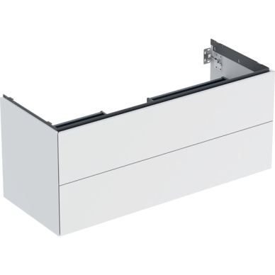 Geberit ONE spintelė praustuvui, su dviem stalčiais, 120cm plotis, spalvų pasirinkimas 6