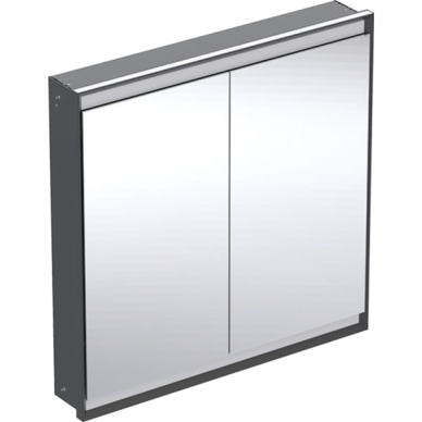 Paslėptojo montažo Geberit ONE veidrodinė spintelė su ComfortLight ir dvejomis durelėmis, plotis 90 cm, 90W 7