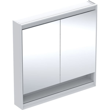 Geberit ONE veidrodinė spintelė su niša ir ComfortLight, su dvejomis durelėmis, virštinkinio montavimo, 90x90cm 6 Geberit ONE veidrodinė spintelė su niša ir ComfortLight, su dvejomis durelėmis, virštinkinio montavimo, 90x90cm 6