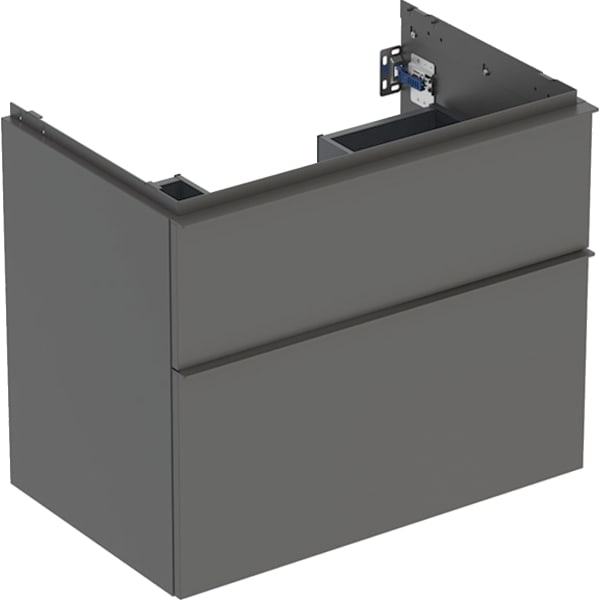 Geberit iCon spintelė praustuvui, su dviem stalčiais, 75cm, pasirenkama spalva, 7