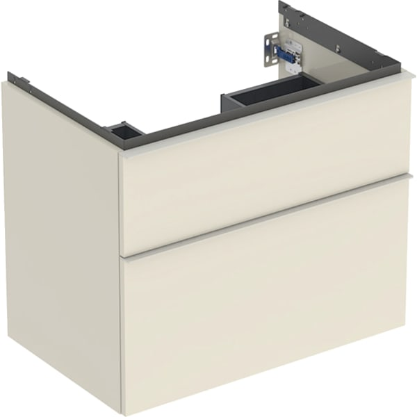 Geberit iCon spintelė praustuvui, su dviem stalčiais, 75cm, pasirenkama spalva, 8 Geberit iCon spintelė praustuvui, su dviem stalčiais, 75cm, pasirenkama spalva, 8