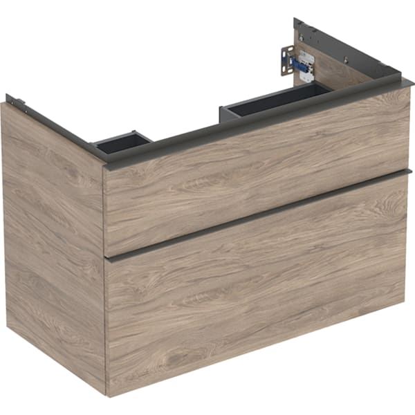 Geberit iCon spintelė praustuvui, su dviem stalčiais, 90cm, pasirenkama spalva 10 Geberit iCon spintelė praustuvui, su dviem stalčiais, 90cm, pasirenkama spalva 10
