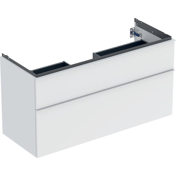 Geberit iCon spintelė praustuvui, su dviem stalčiais, 120cm, pasirenkama spalva 6
