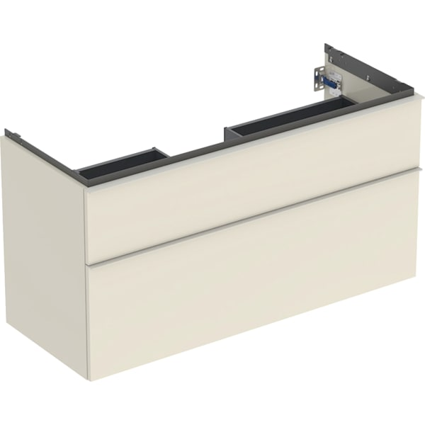 Geberit iCon spintelė praustuvui, su dviem stalčiais, 120cm, pasirenkama spalva 8
