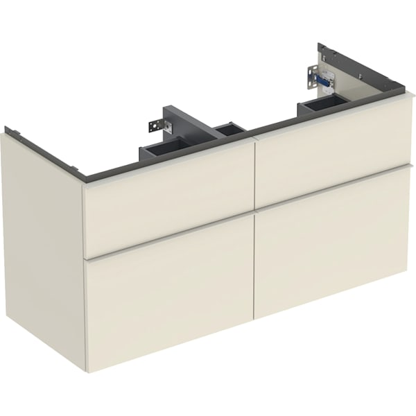 Geberit iCon spintelė dvigubam praustuvui, su keturiais stalčiais 120cm 8 Geberit iCon spintelė dvigubam praustuvui, su keturiais stalčiais 120cm 8