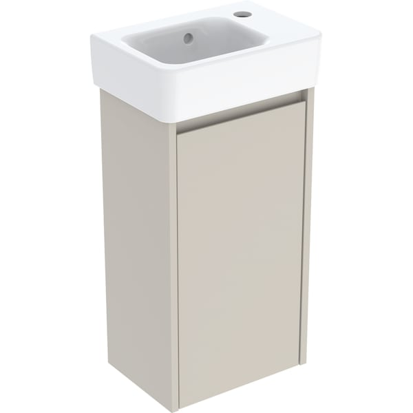 Geberit Selnova Square praustuvo mažoms patalpoms rinkinys su spintele, vienerių durų, 36cm, pasirenkama spalva 8 Geberit Selnova Square praustuvo mažoms patalpoms rinkinys su spintele, vienerių durų, 36cm, pasirenkama spalva 8
