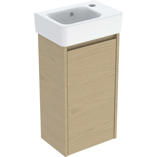 Geberit Selnova Square praustuvo mažoms patalpoms rinkinys su spintele, vienerių durų, 36cm, pasirenkama spalva 10 Geberit Selnova Square praustuvo mažoms patalpoms rinkinys su spintele, vienerių durų, 36cm, pasirenkama spalva 10