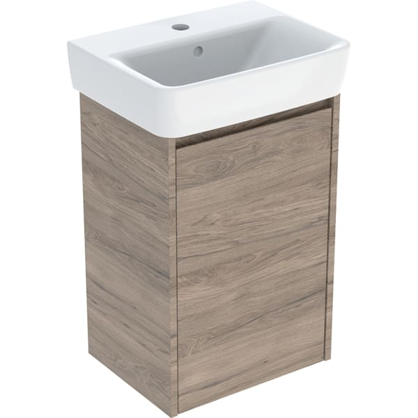 Geberit Selnova Square praustuvo mažoms patalpoms rinkinys su spintele, vienerių durų, 45cm, pasirenkama spalva 11 Geberit Selnova Square praustuvo mažoms patalpoms rinkinys su spintele, vienerių durų, 45cm, pasirenkama spalva 11
