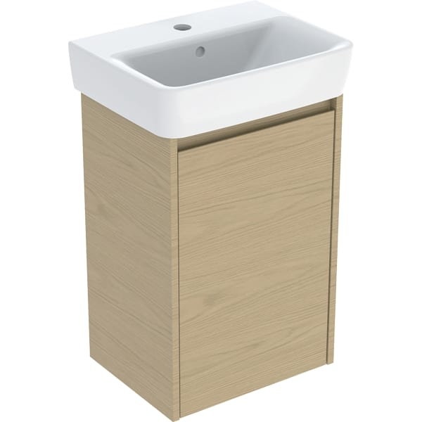 Geberit Selnova Square praustuvo mažoms patalpoms rinkinys su spintele, vienerių durų, 45cm, pasirenkama spalva 10 Geberit Selnova Square praustuvo mažoms patalpoms rinkinys su spintele, vienerių durų, 45cm, pasirenkama spalva 10