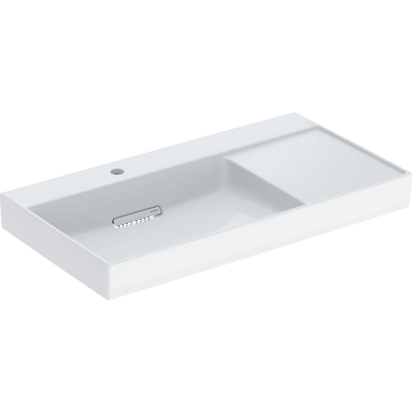 Geberit ONE praustuvas CleanDrain su daiktų laikymo paviršiumi dešinėje 90x48cm 5 Geberit ONE praustuvas CleanDrain su daiktų laikymo paviršiumi dešinėje 90x48cm 5