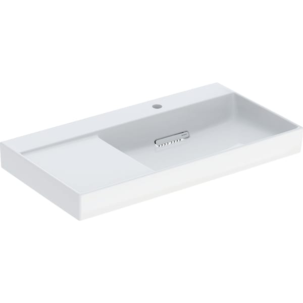 Geberit ONE praustuvas CleanDrain su daiktų laikymo paviršiumi kairėje 90x48cm 5