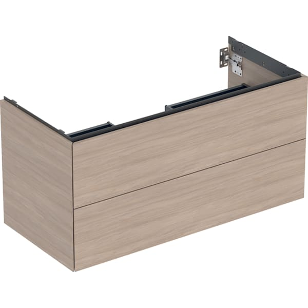 Geberit ONE spintelė praustuvui, su dviem stalčiais, 105cm plotis, spalvų pasirinkimas 9 Geberit ONE spintelė praustuvui, su dviem stalčiais, 105cm plotis, spalvų pasirinkimas 9