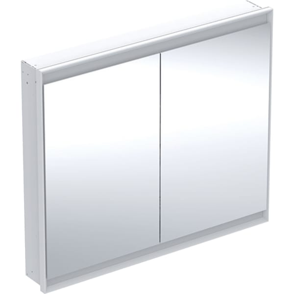 Paslėptojo montažo Geberit ONE veidrodinė spintelė su ComfortLight ir dvejomis durelėmis, plotis 105 cm, 105W 6