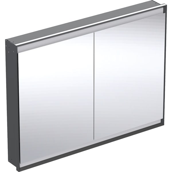 Paslėptojo montažo Geberit ONE veidrodinė spintelė su ComfortLight ir dvejomis durelėmis, plotis 120 cm, 120W 7 Paslėptojo montažo Geberit ONE veidrodinė spintelė su ComfortLight ir dvejomis durelėmis, plotis 120 cm, 120W 7