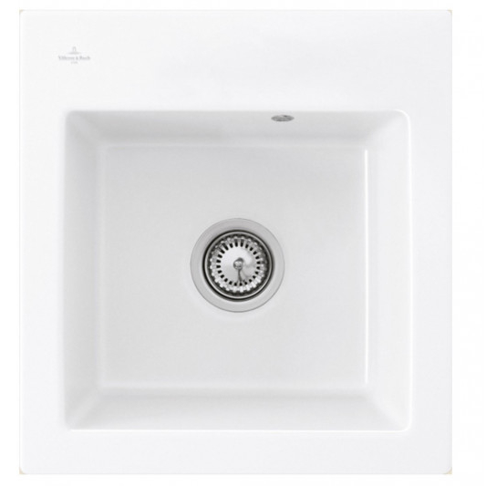 Villeroy & Boch Subway 45 xs Flat Keraminė plautuvė virtuvei 9