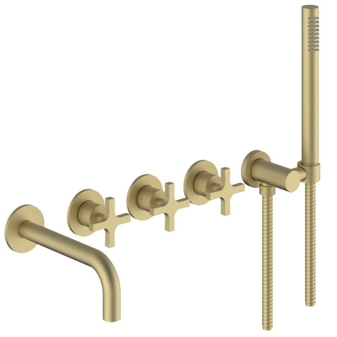 Teorema Helix 5 dalių sieninis maišytuvas voniai 3 Teorema Helix 5 dalių sieninis maišytuvas voniai 3