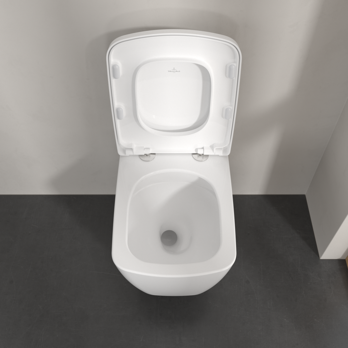 Komplektas Villeroy&Boch WC Subway 3.0 Twist-Flush su dangčiu, kvadratinis 6 Komplektas Villeroy&Boch WC Subway 3.0 Twist-Flush su dangčiu, kvadratinis 6