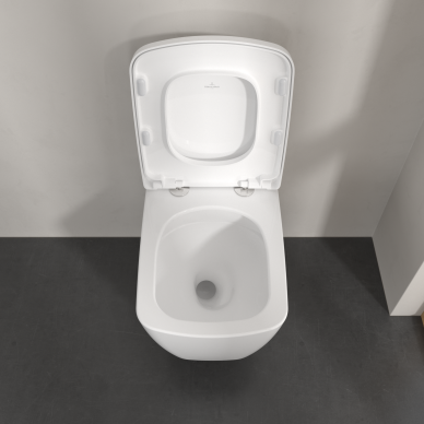 Komplektas Villeroy&Boch WC Subway 3.0 Twist-Flush su dangčiu, kvadratinis 6