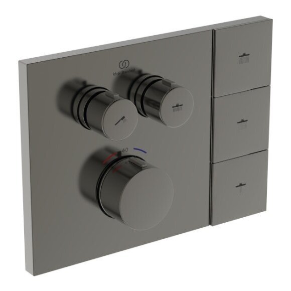 Ideal Standard CERATHERM NAVIGO SOLOS potinkinė termostatinė sistema, dušo galva su apšvietimu, 330mm 22