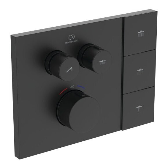 Ideal Standard CERATHERM NAVIGO SOLOS potinkinė termostatinė sistema, dušo galva su apšvietimu, 330mm 14