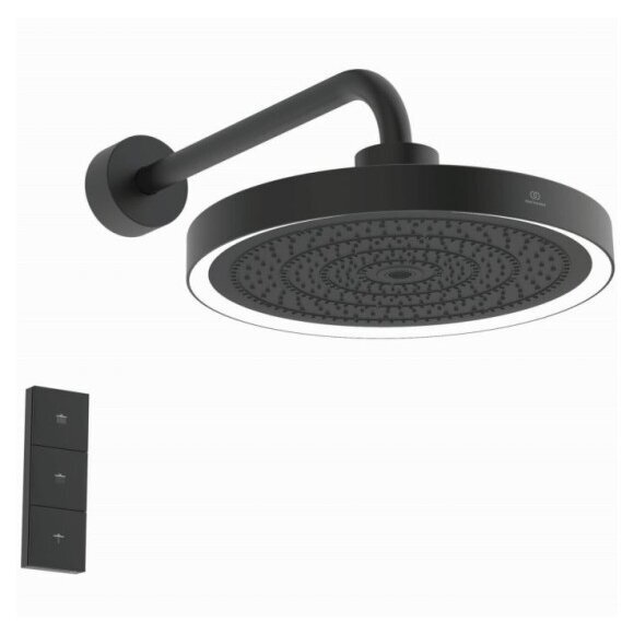 Ideal Standard CERATHERM NAVIGO SOLOS potinkinė termostatinė sistema, dušo galva su apšvietimu, 330mm 12 Ideal Standard CERATHERM NAVIGO SOLOS potinkinė termostatinė sistema, dušo galva su apšvietimu, 330mm 12